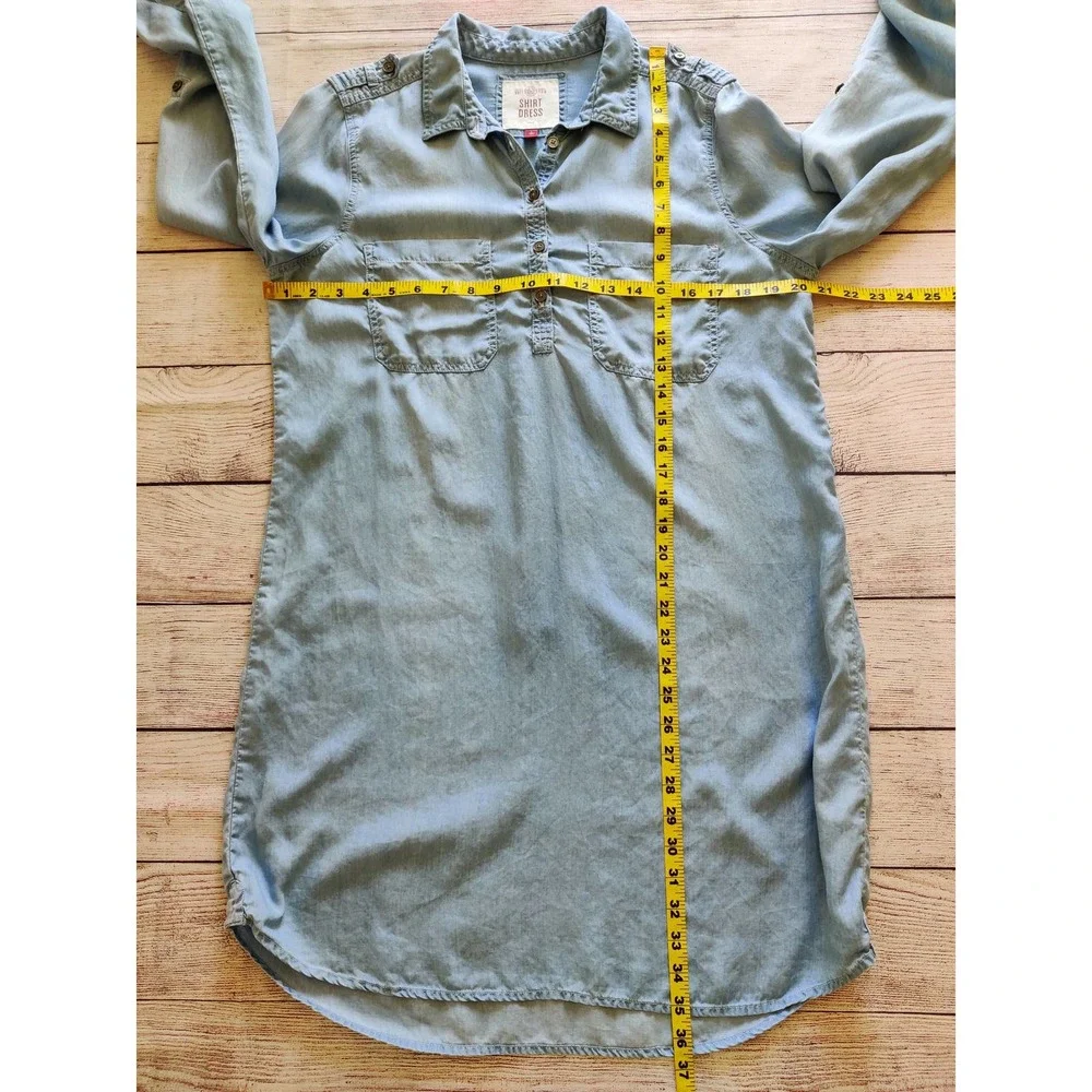 Chambray shirt dress - Picture 7 of 10